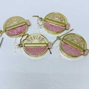 Target Pink and Gold Caviar Ornaments
